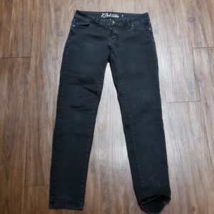 Celebrity blues jeans black skinny Jr size 7